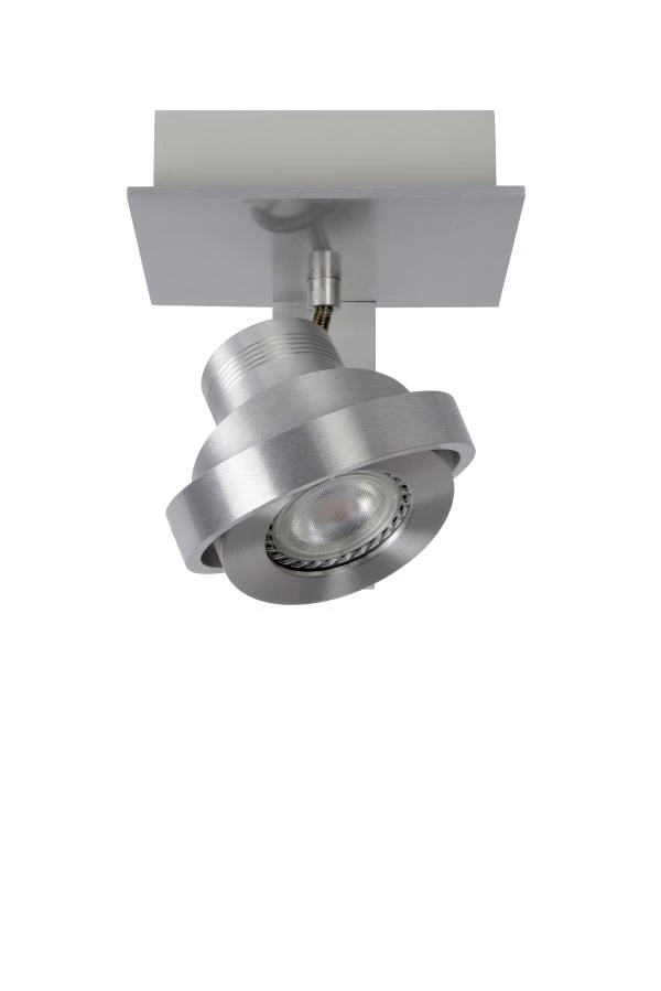 Lucide LANDA - Plafondspot - LED Dim to warm - GU10 - 1x5W 2200K/3000K - Mat chroom - uit